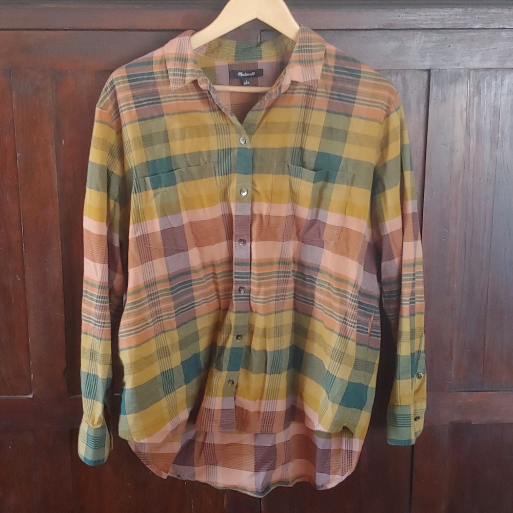 Plaid Madewell Button Down